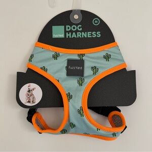 NEW (M) Dog Harness Southwest Theme Cactus Print for Medium Dogs | FuzzYard